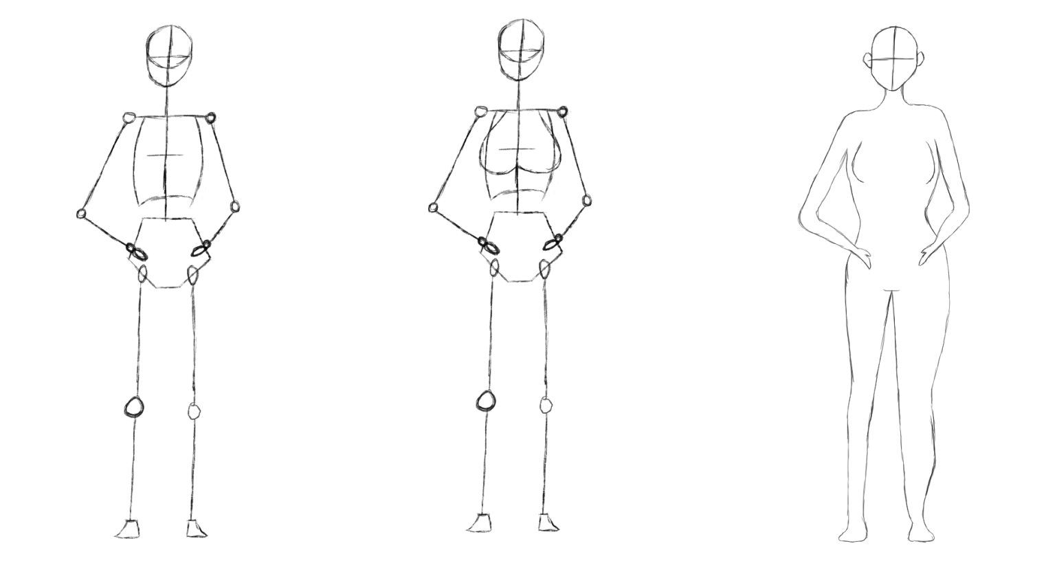 my figure drawing digital practice - image 1 - student project