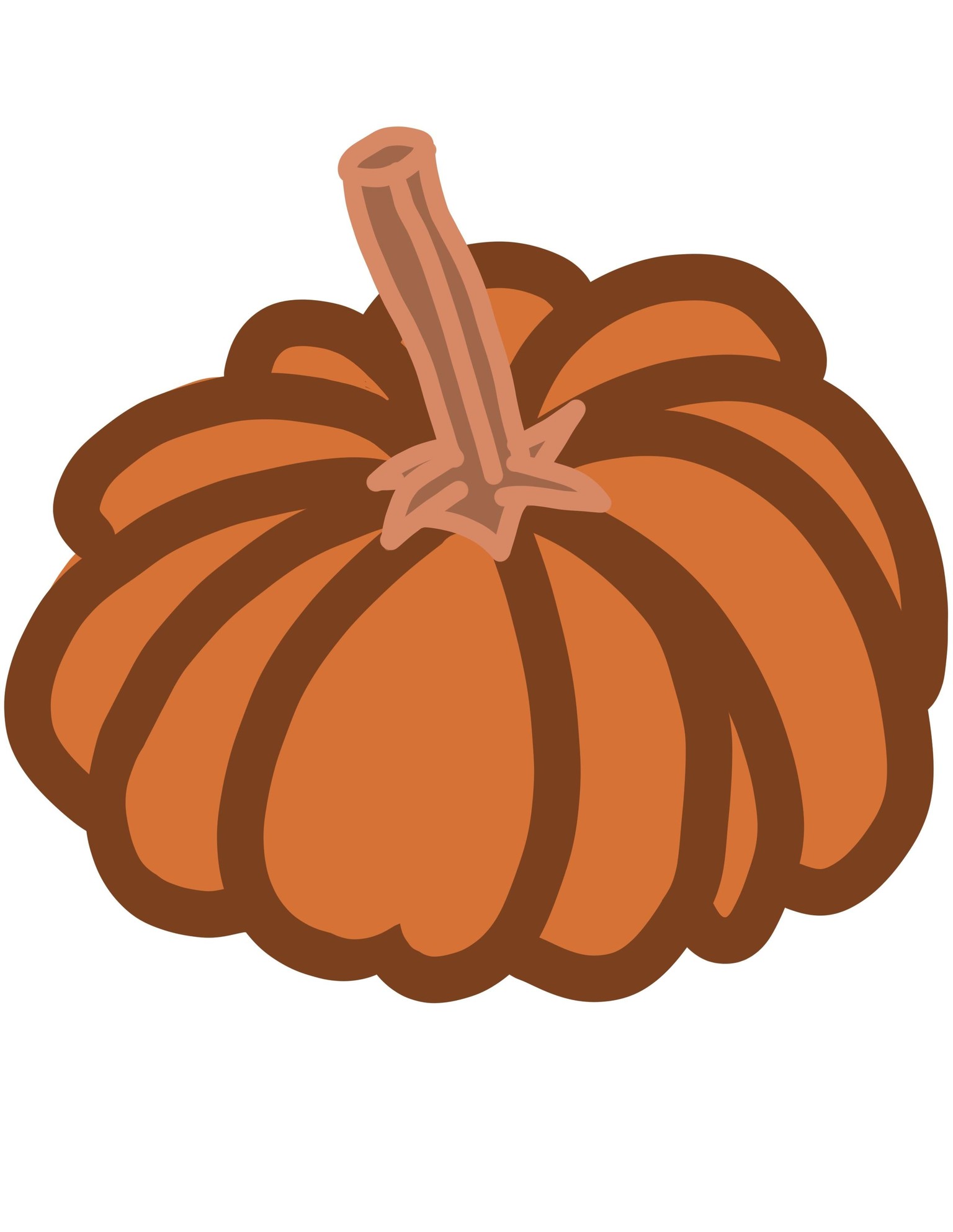 Pumpkins pattern - image 2 - student project