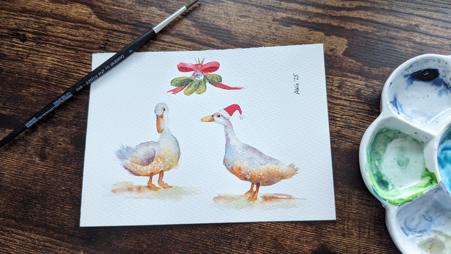Festive Christmas Ducks - image 1 - student project