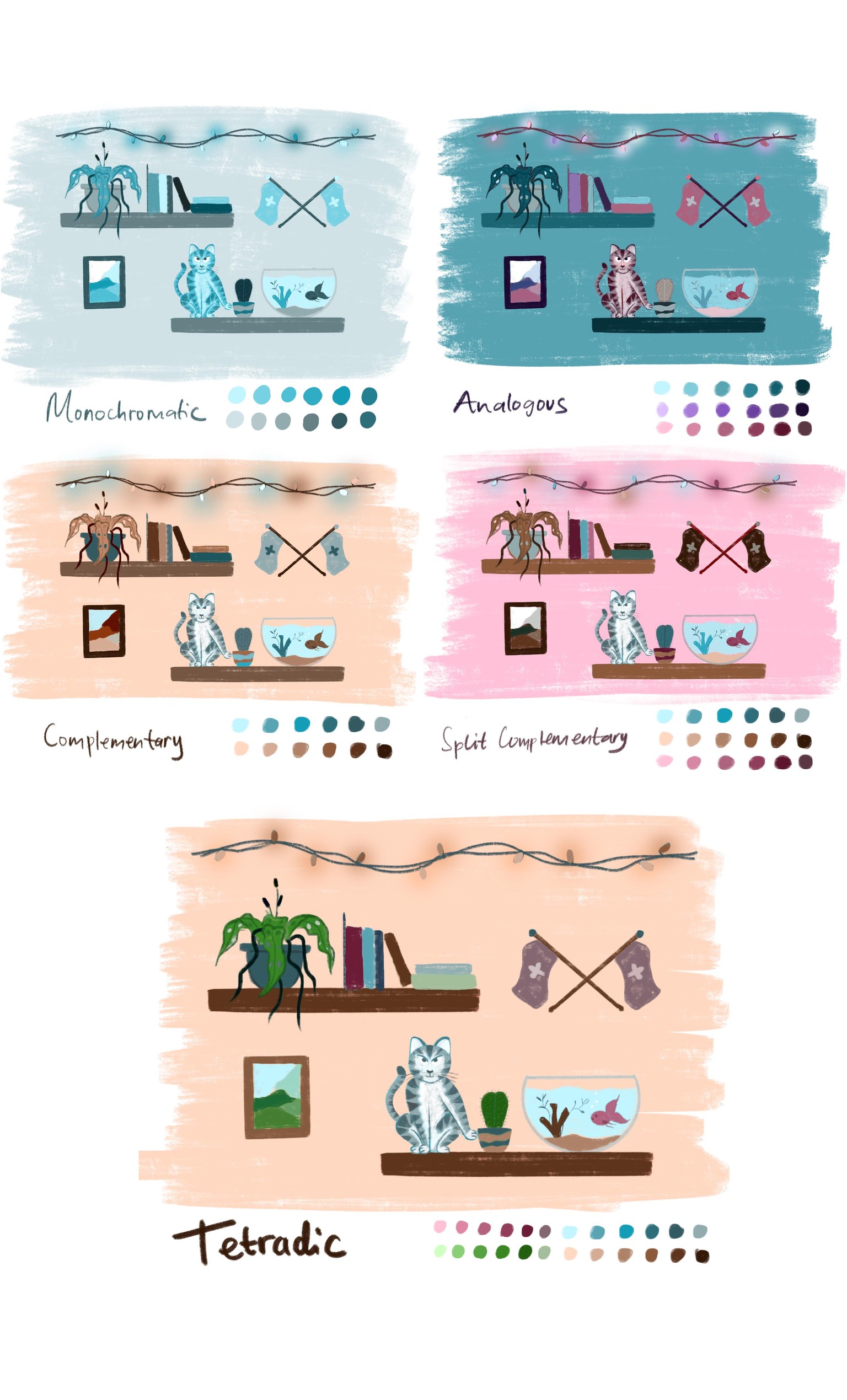 This is my first time learning color theory - image 1 - student project