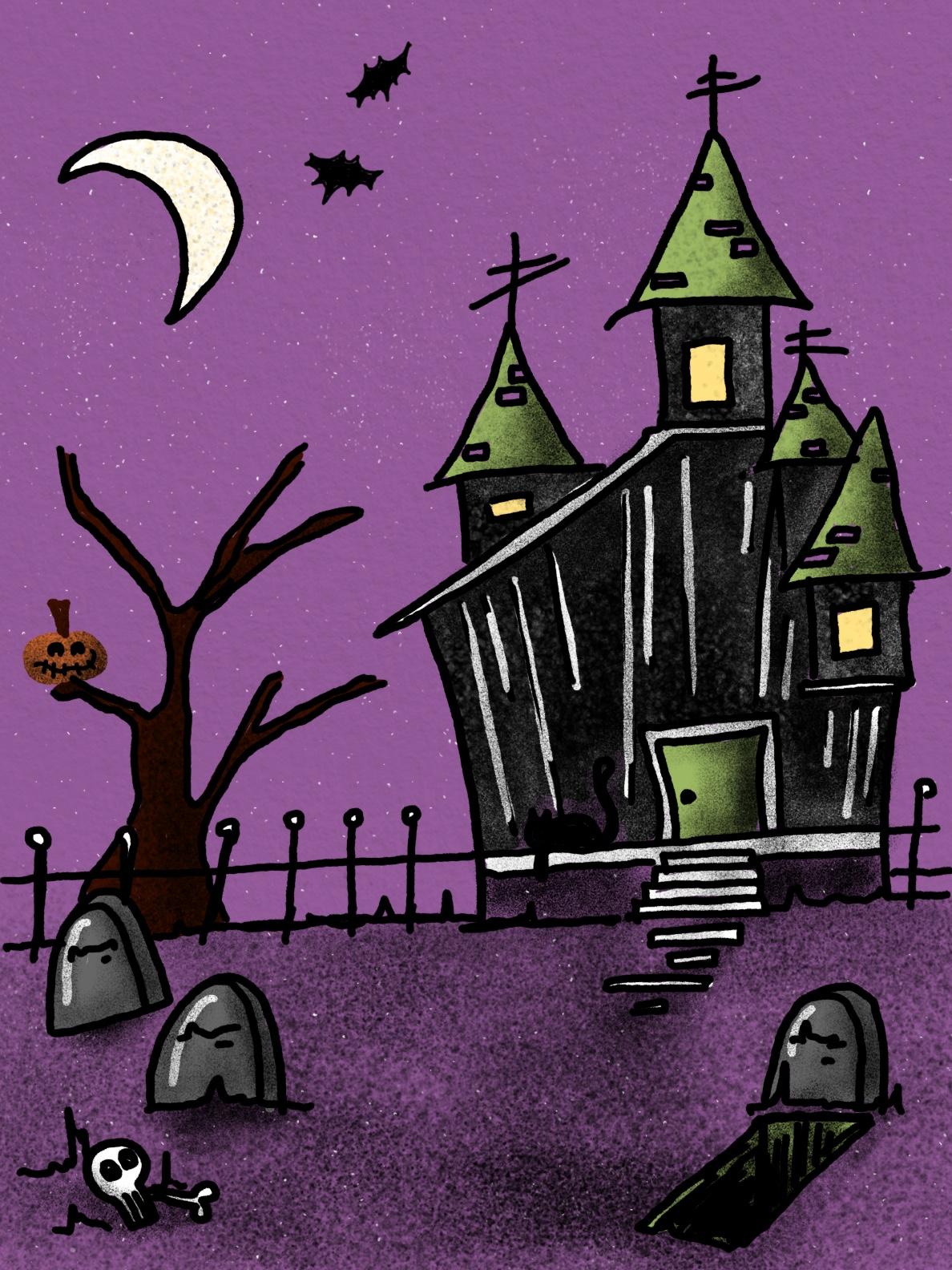 Spooky Illustration - image 1 - student project