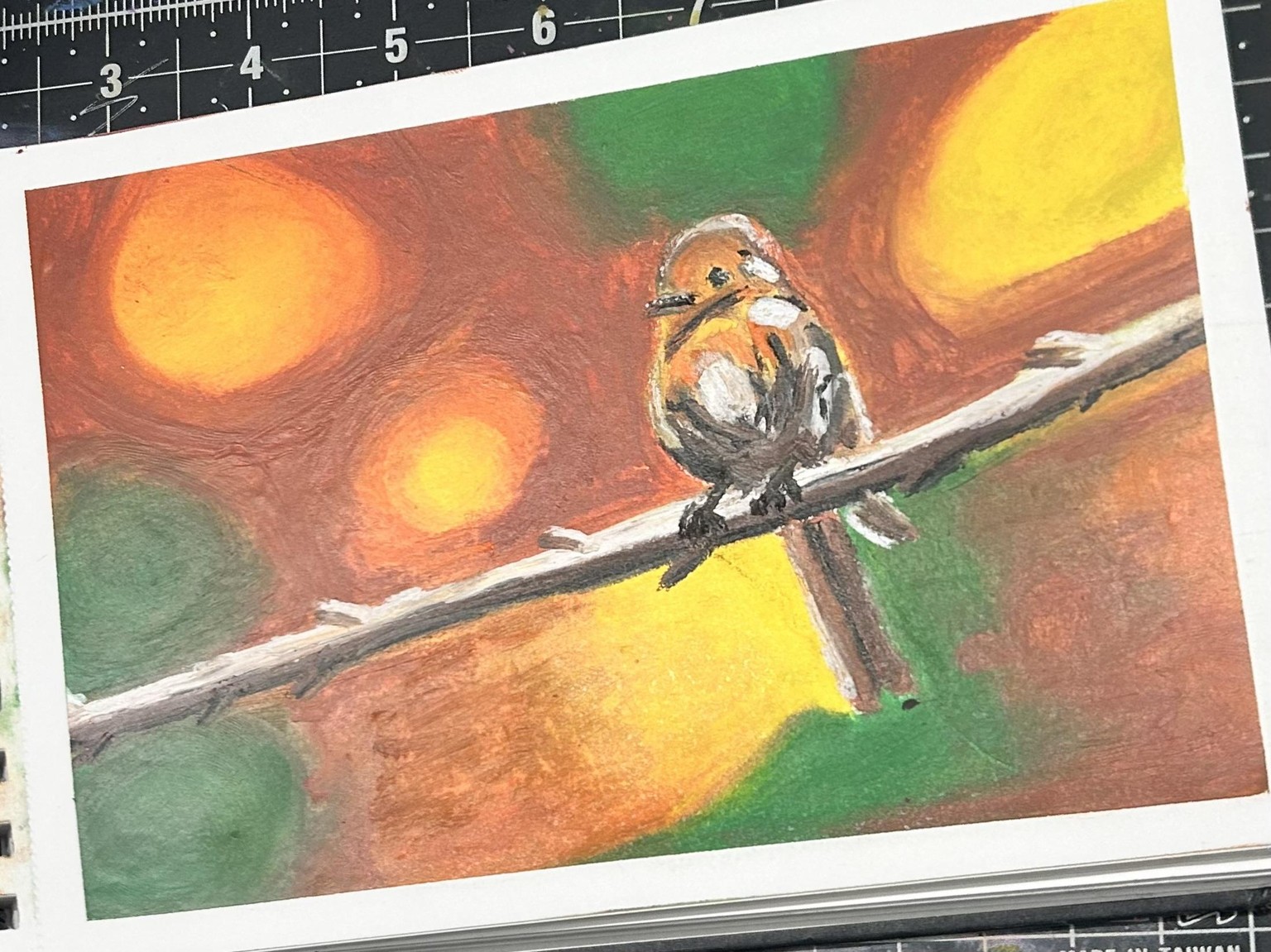 Autumn bird - image 1 - student project