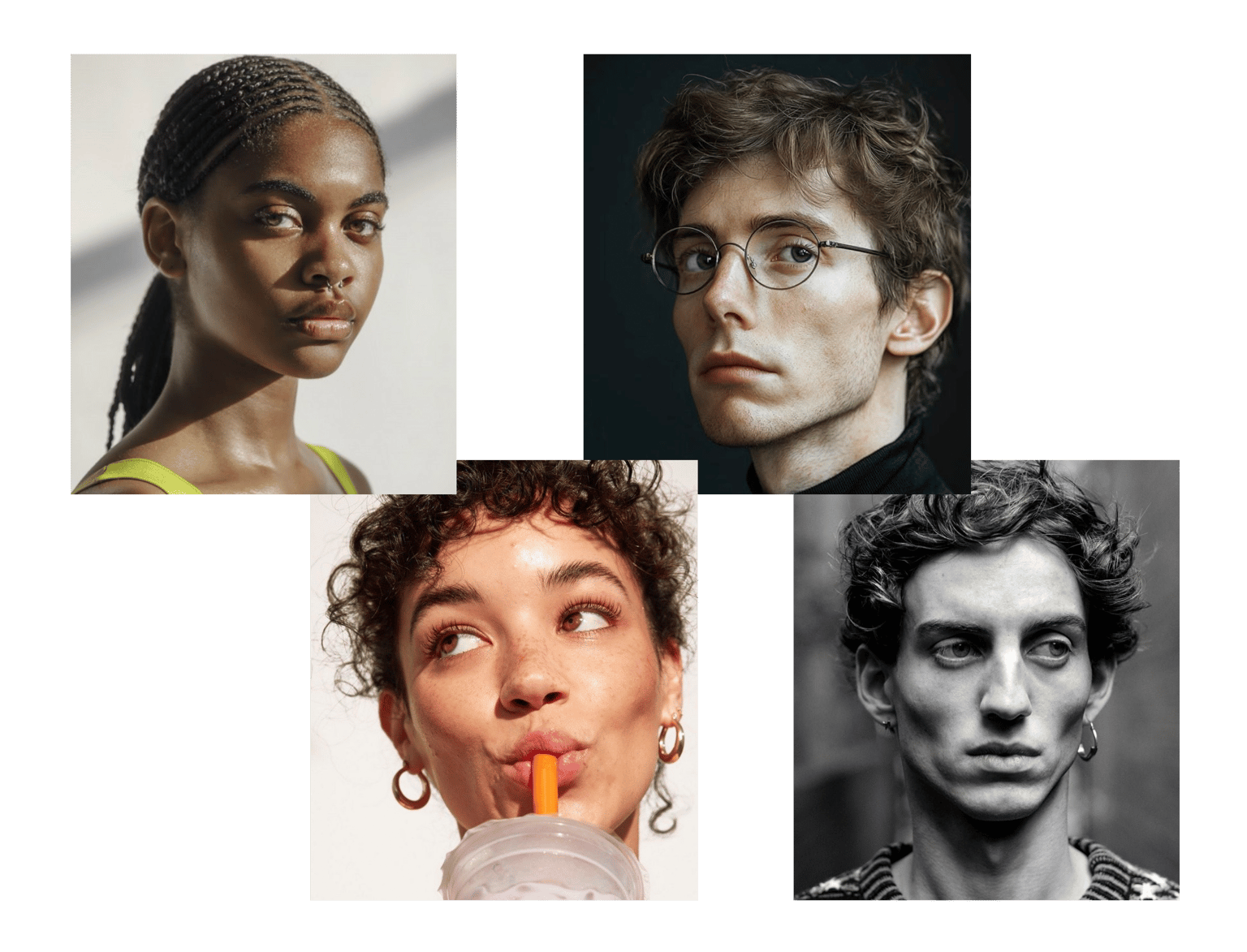 Nice! Drawing colorful portraits - image 1 - student project