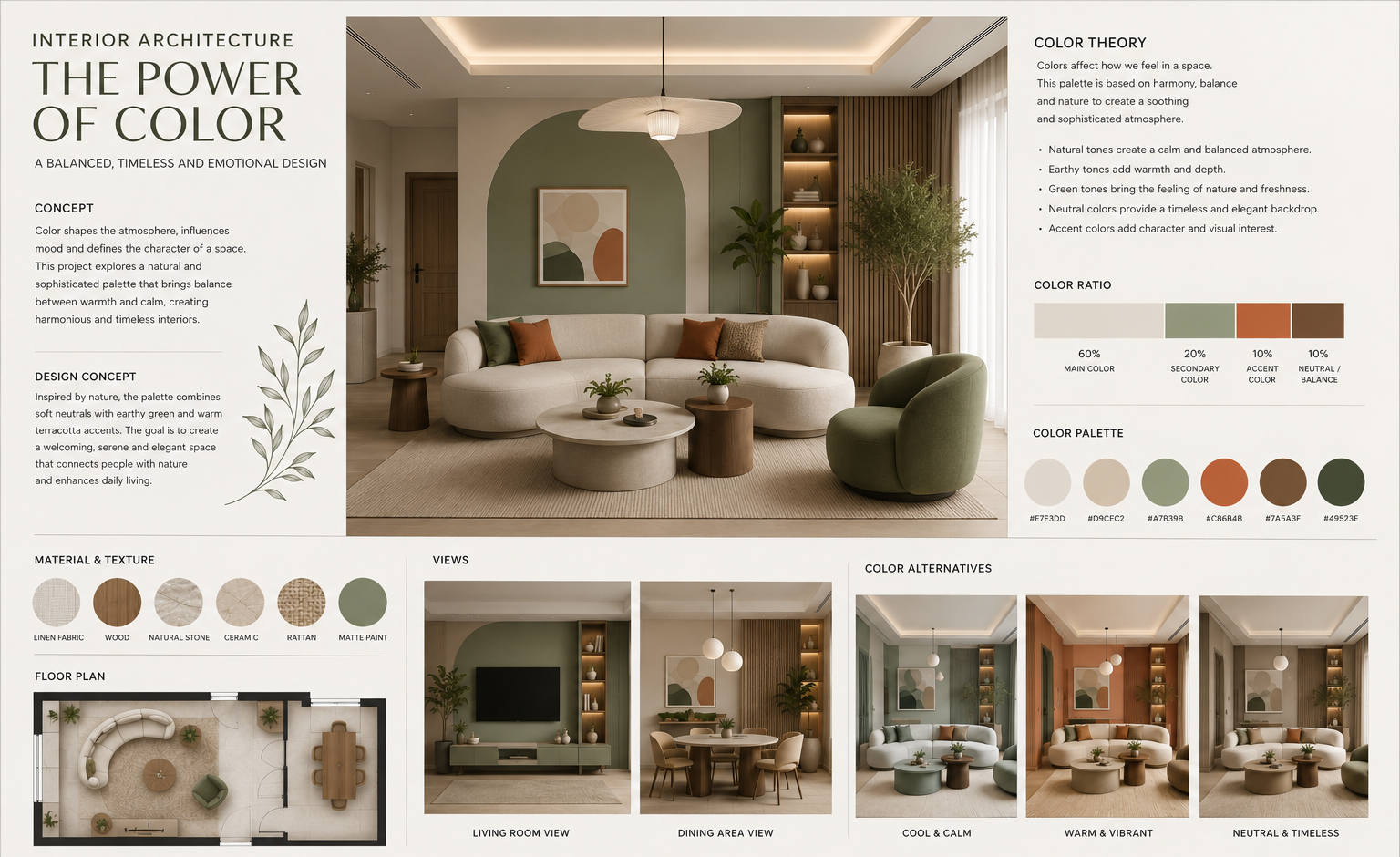 The Power of Color in Interior Architecture - image 1 - student project
