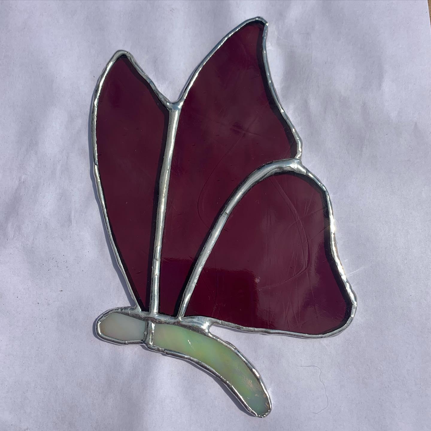 Stained Glass Butterfly & Pet Portrait - image 2 - student project