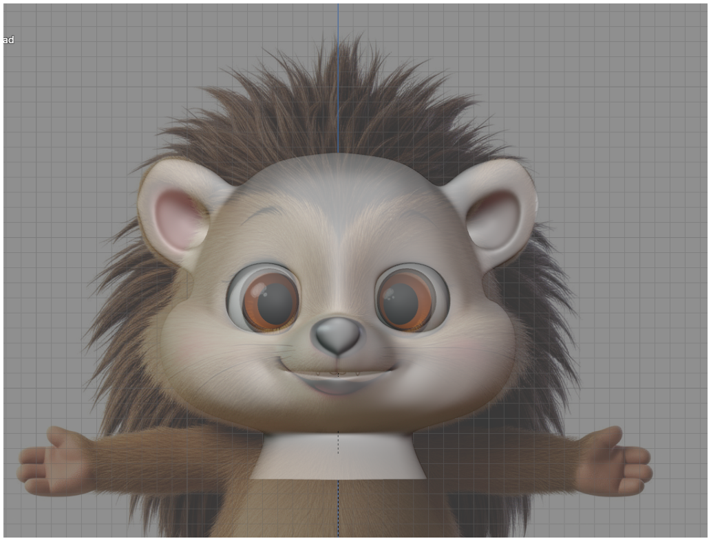 Hope the Hedgehog - Head - image 3 - student project