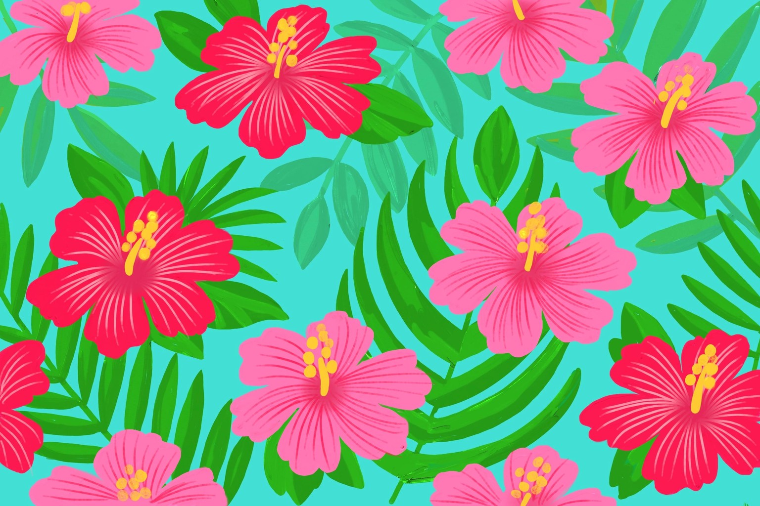 Acrylic Marker Florals in Procreate - image 1 - student project