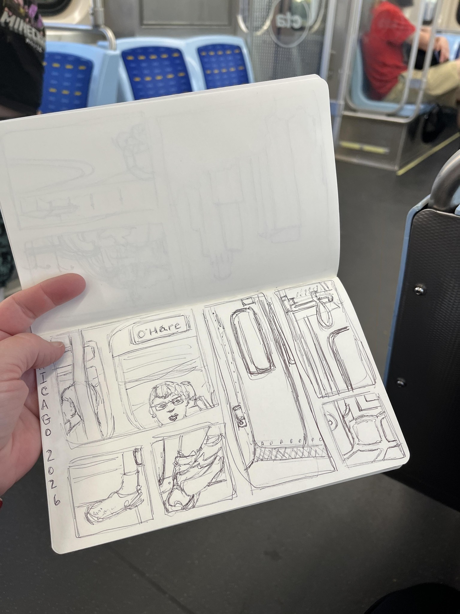 Sketching on the train - image 1 - student project