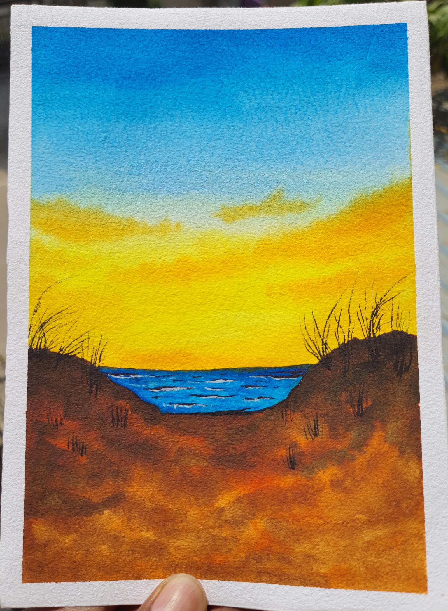 30 Days of Beautiful Watercolor Skies. . !!! - image 18 - student project