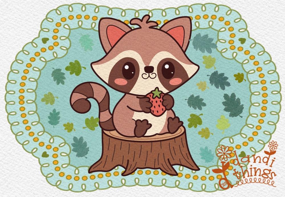 Rustic Raccoon's Ruby Red Reward - image 3 - student project