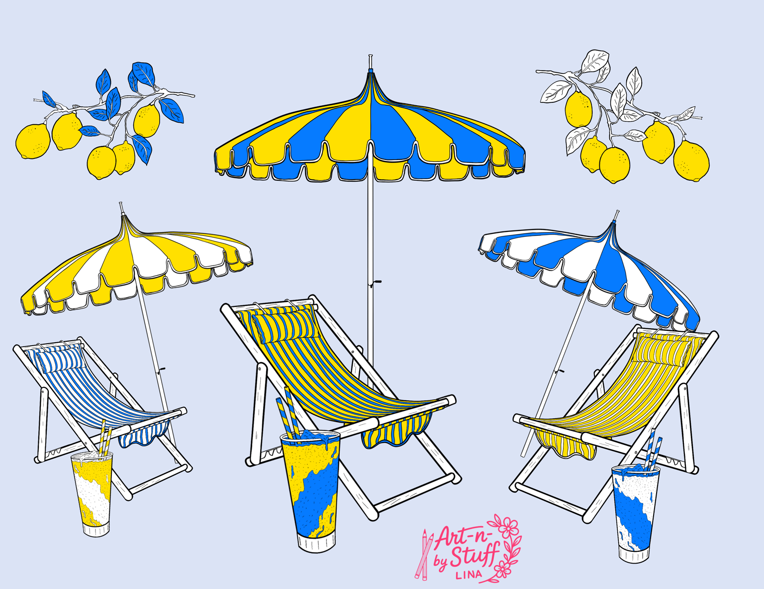 Stylized reference beach photos - image 1 - student project