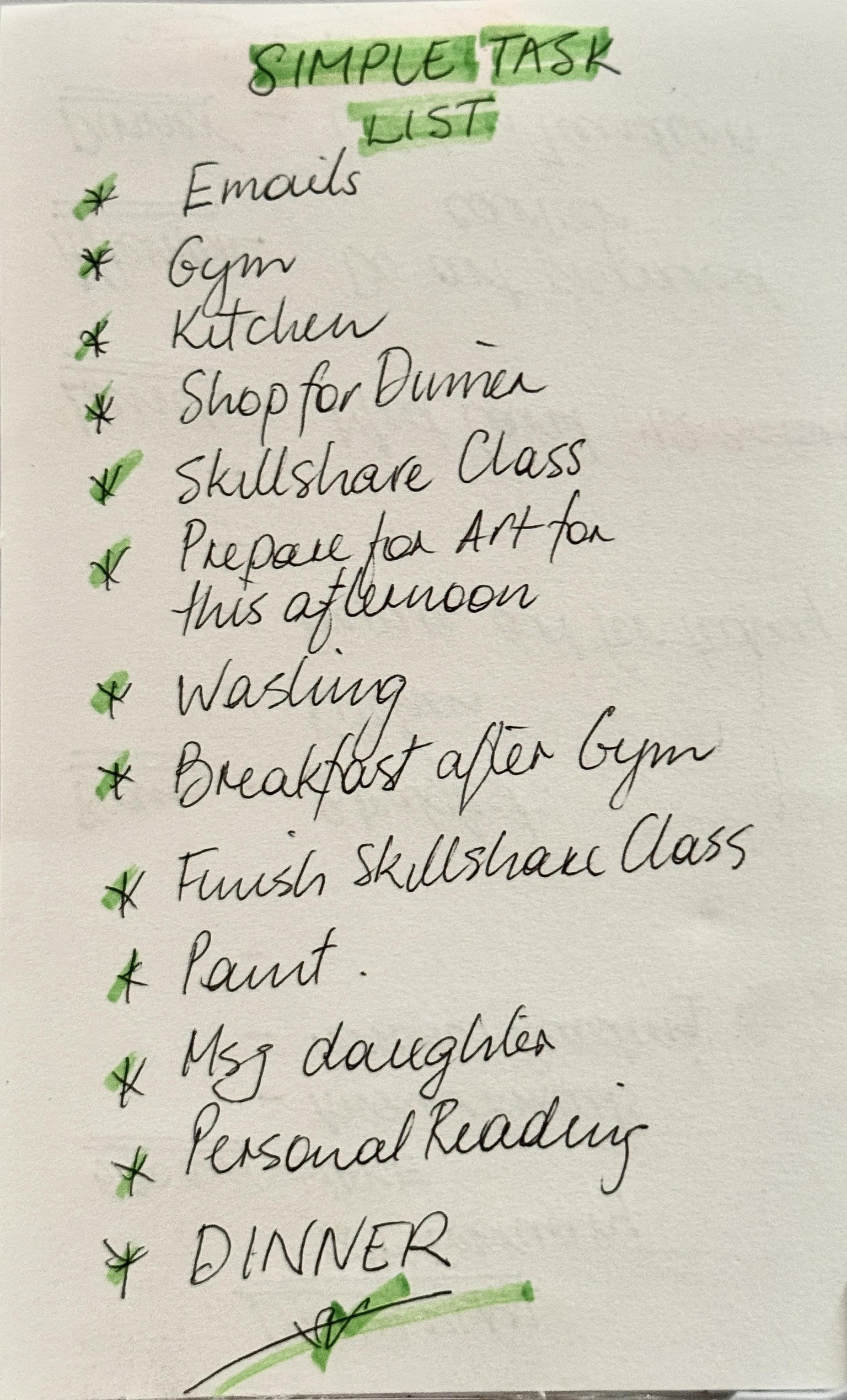 Simple Task List - image 1 - student project