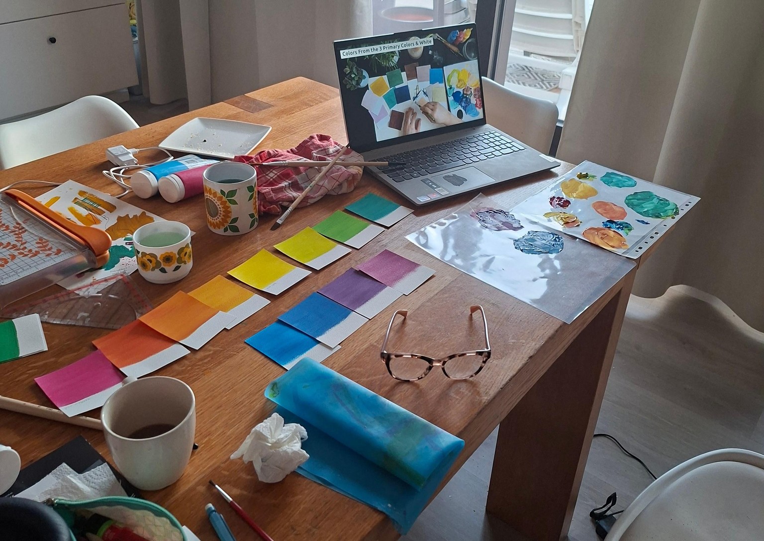 Making color swatches for my color wheel - image 1 - student project