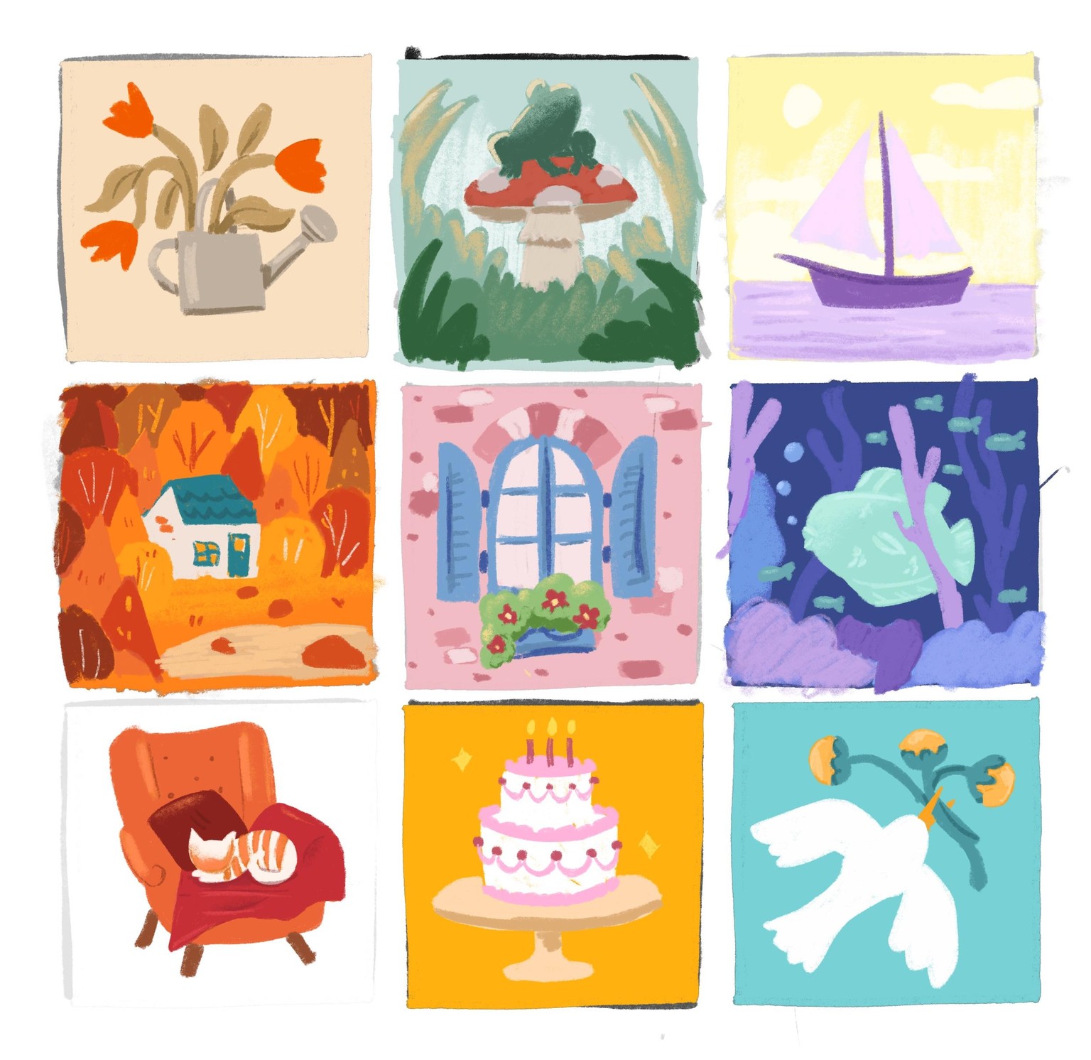 Exploring Color Palettes in Procreate - image 4 - student project