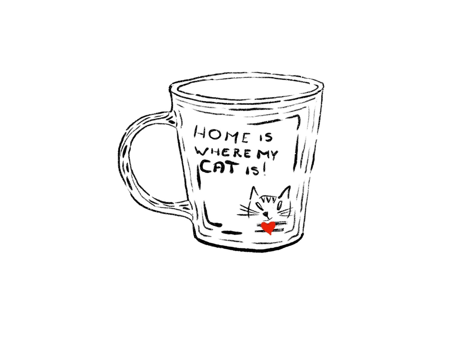 Mug with Cat - image 1 - student project