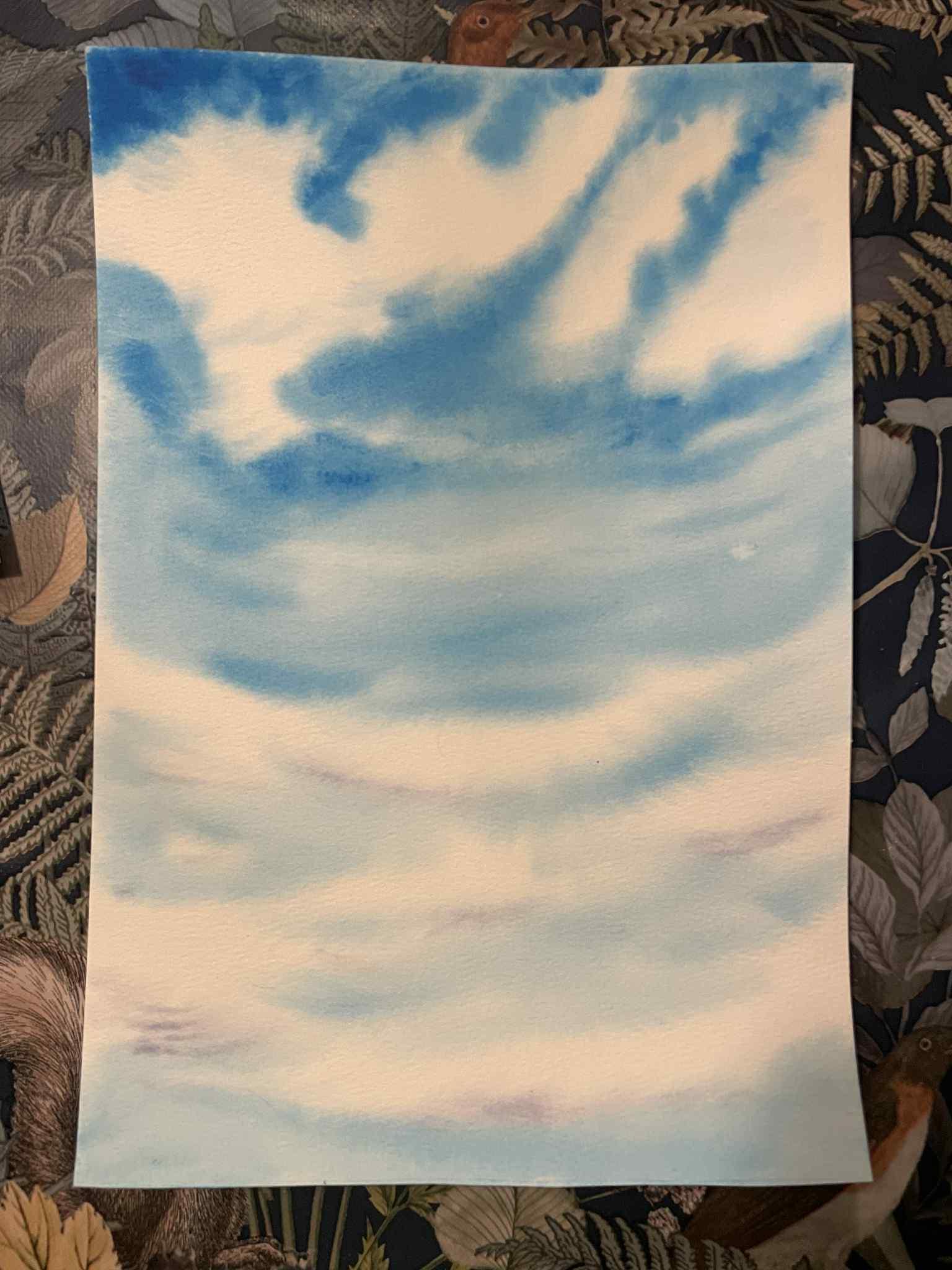 Watercolor sky challenge - image 2 - student project