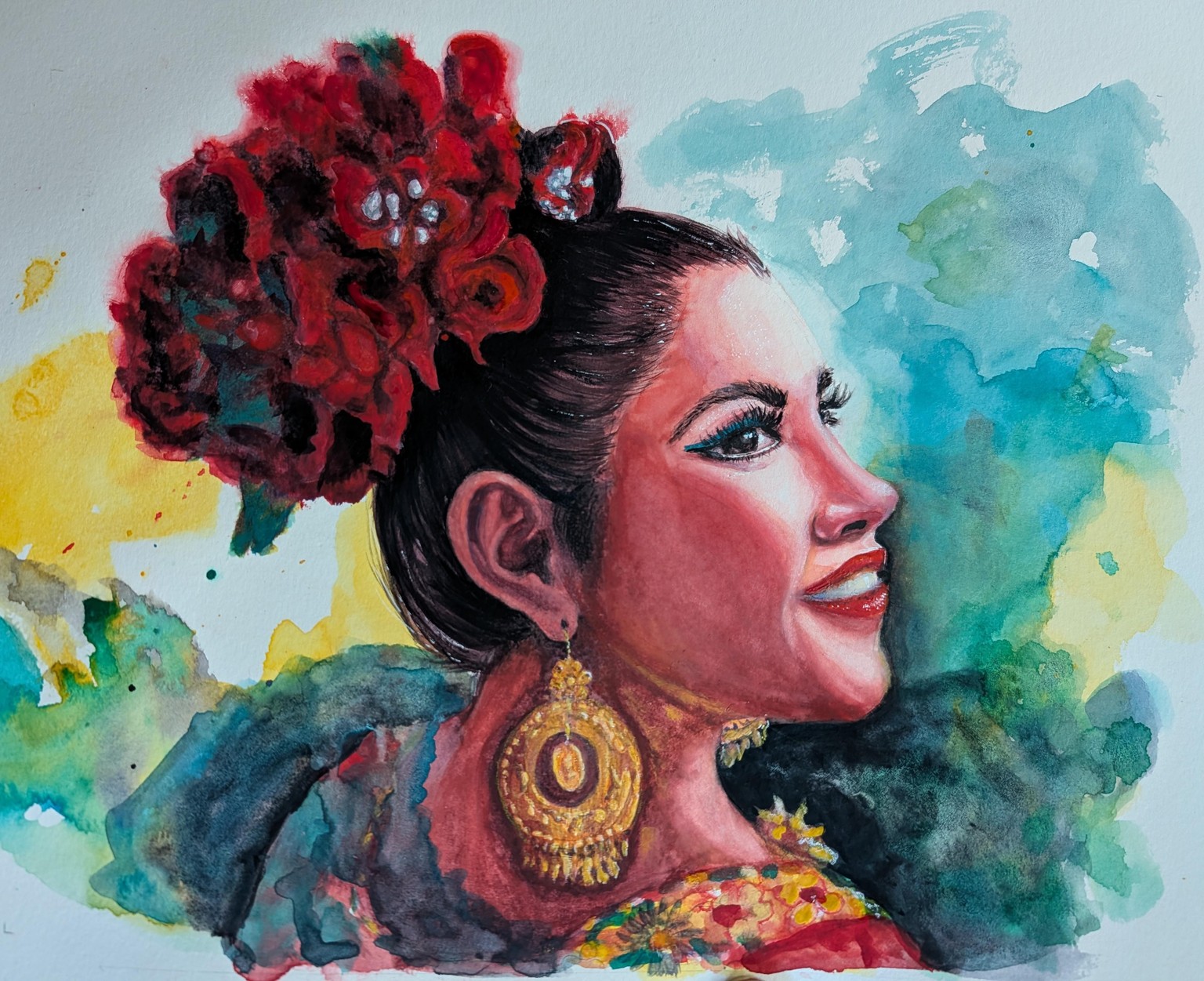 Watercolor Portrait Challenge: 5 Faces in 5 Weeks - image 11 - student project