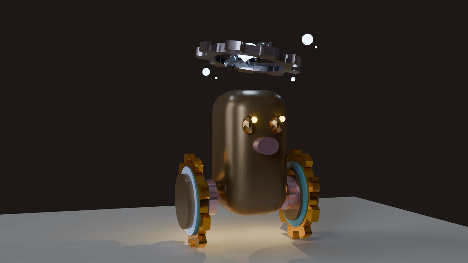 Digglet and snow man render - image 1 - student project