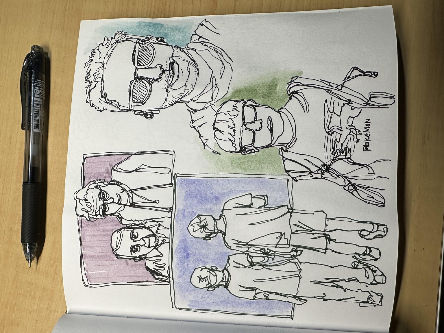 No Effort People Sketches - image 3 - student project