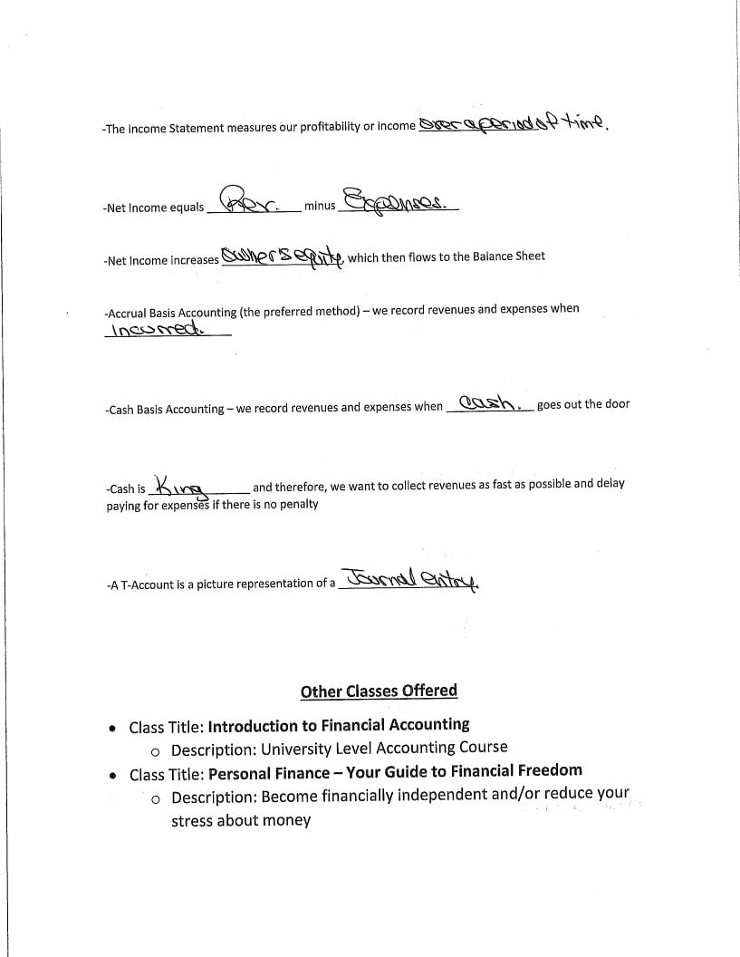 Completed Handouts - image 12 - student project