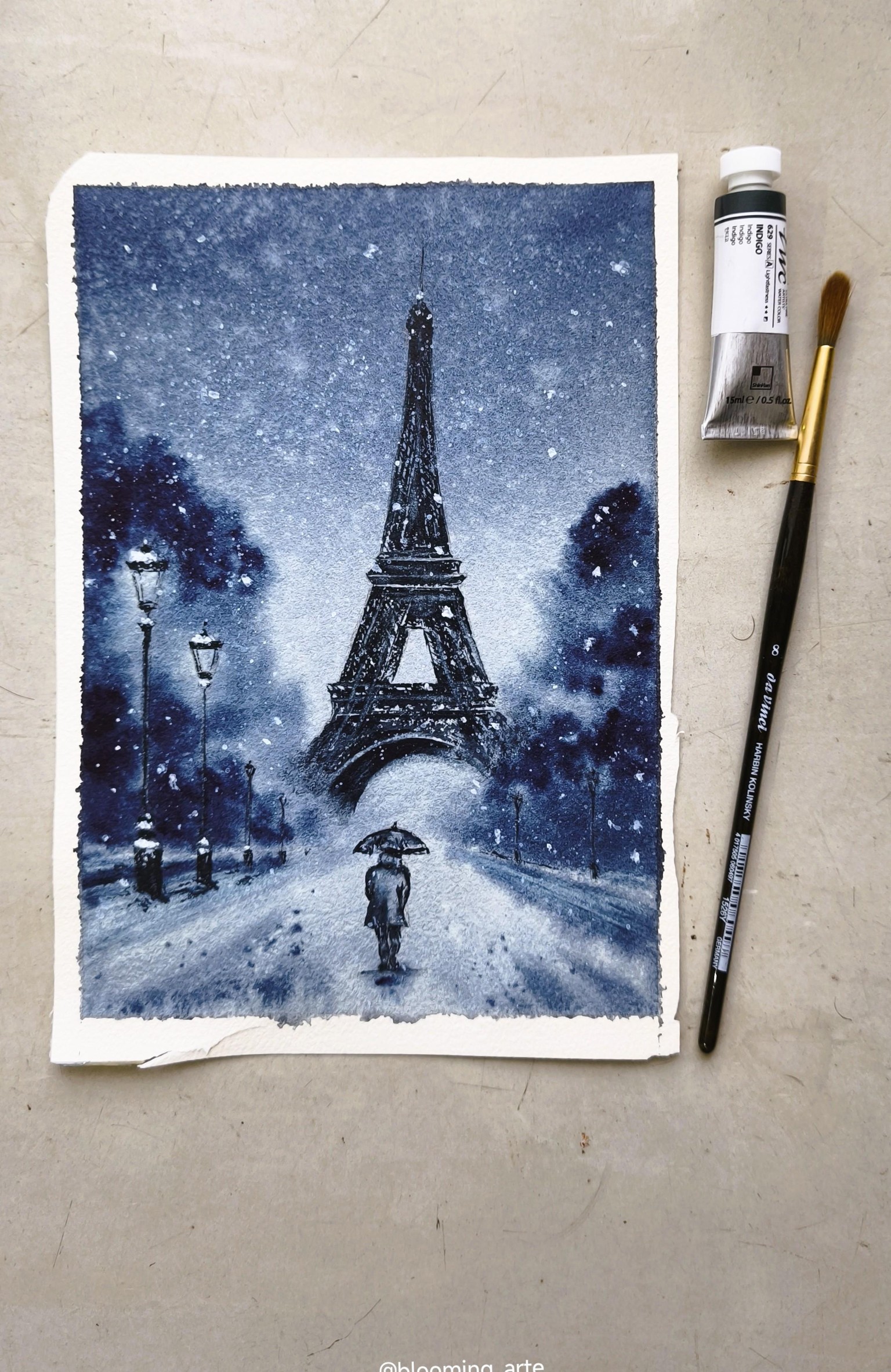 Watercolor Cityscapes Made Simple - image 1 - student project