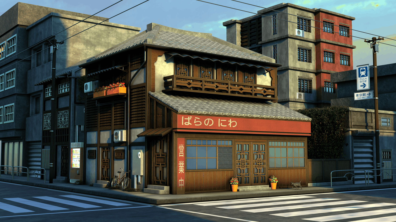 Stylized Japanese Environments - image 1 - student project