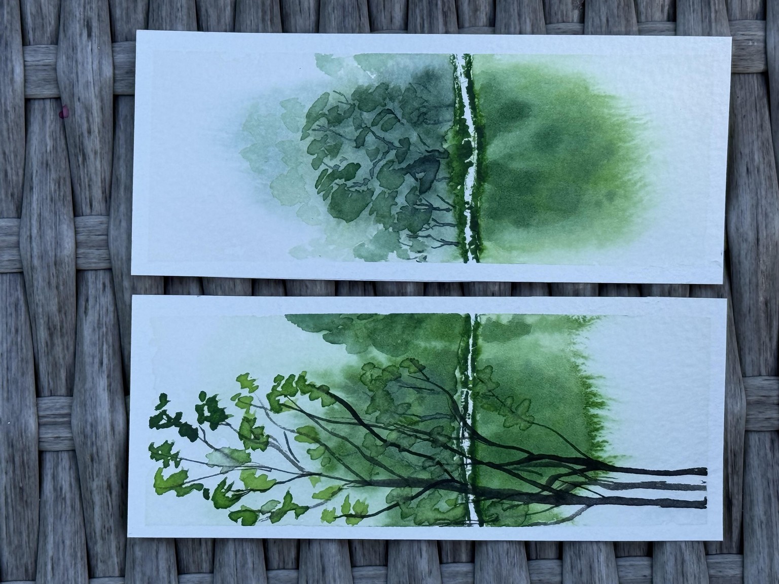 Relaxing Watercolour Projects for Beginners: Simple Skies & Silhouettes - image 5 - student project