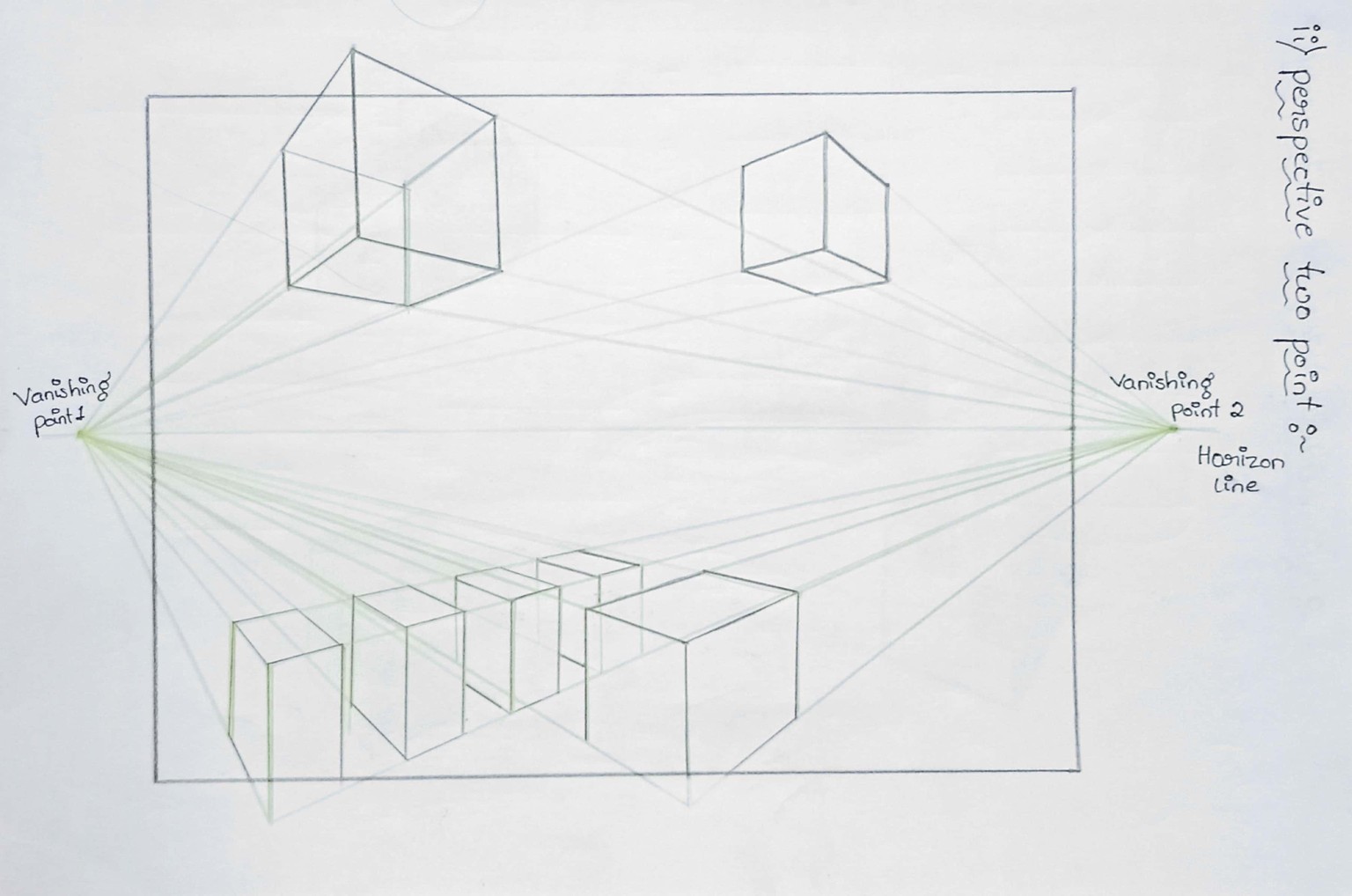 Drawing in perspective - image 6 - student project
