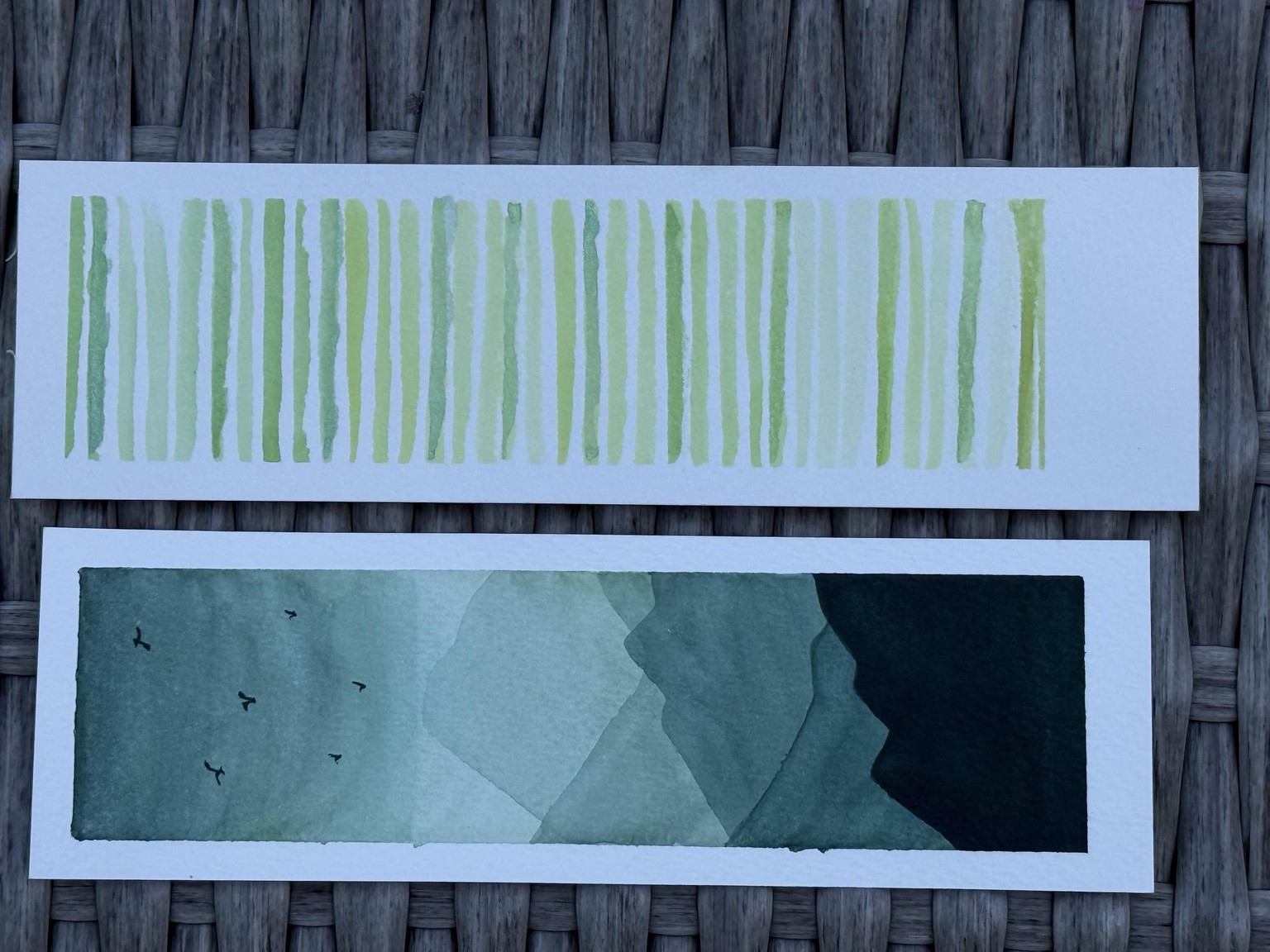 Relaxing Watercolour Projects for Beginners: Simple Skies & Silhouettes - image 2 - student project