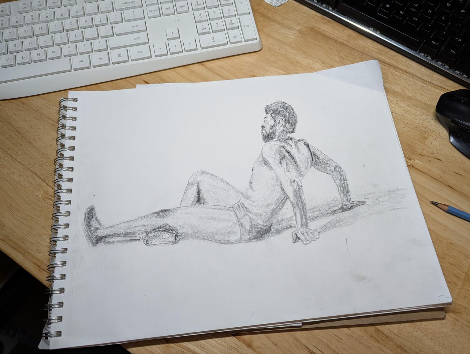 Beginning figure drawing - image 1 - student project