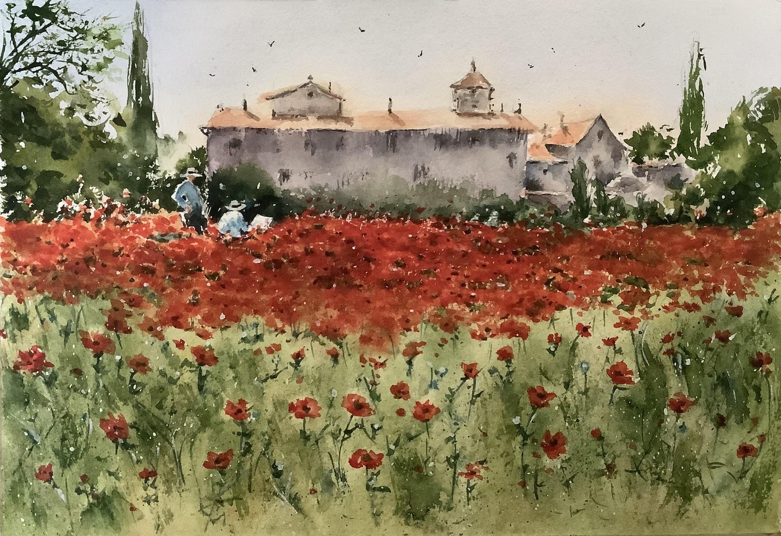 My studi of Zbukvic’s poppy field painting - image 1 - student project