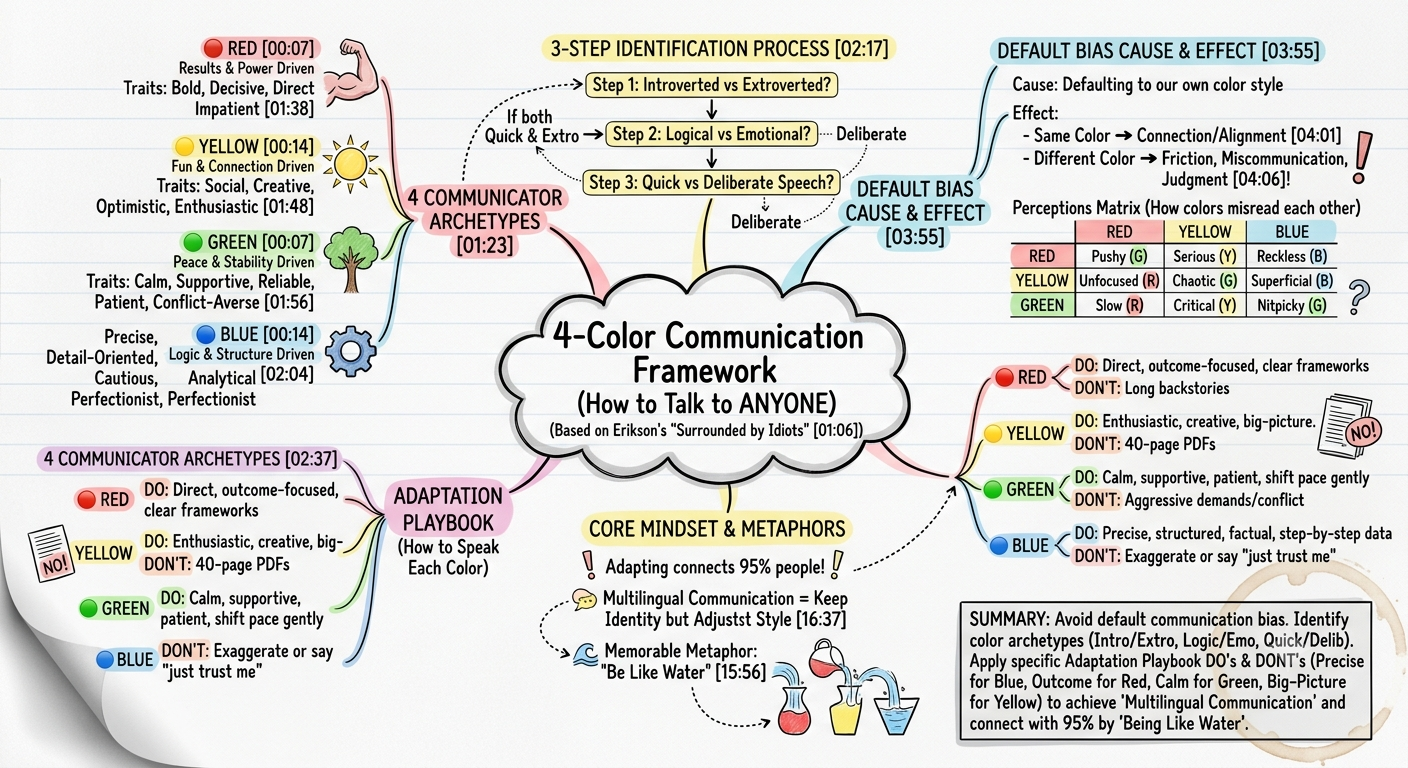 Mindmap - four types of personality - image 1 - student project