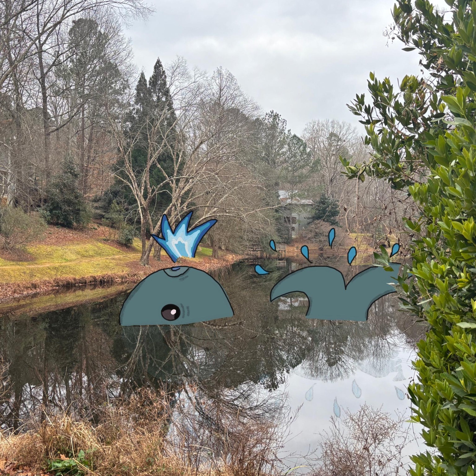 My clown- there is a whale in our pond - image 1 - student project