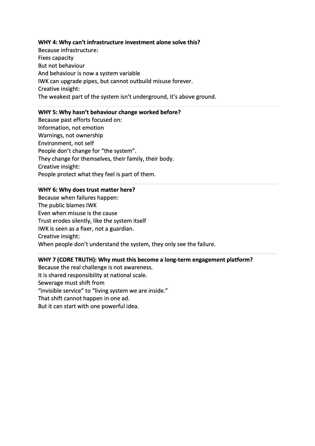 Cracking a sample brief through the 7 levels of whys - image 2 - student project
