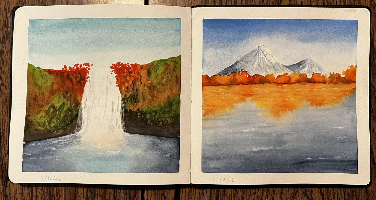 Seasons in watercolor - image 9 - student project