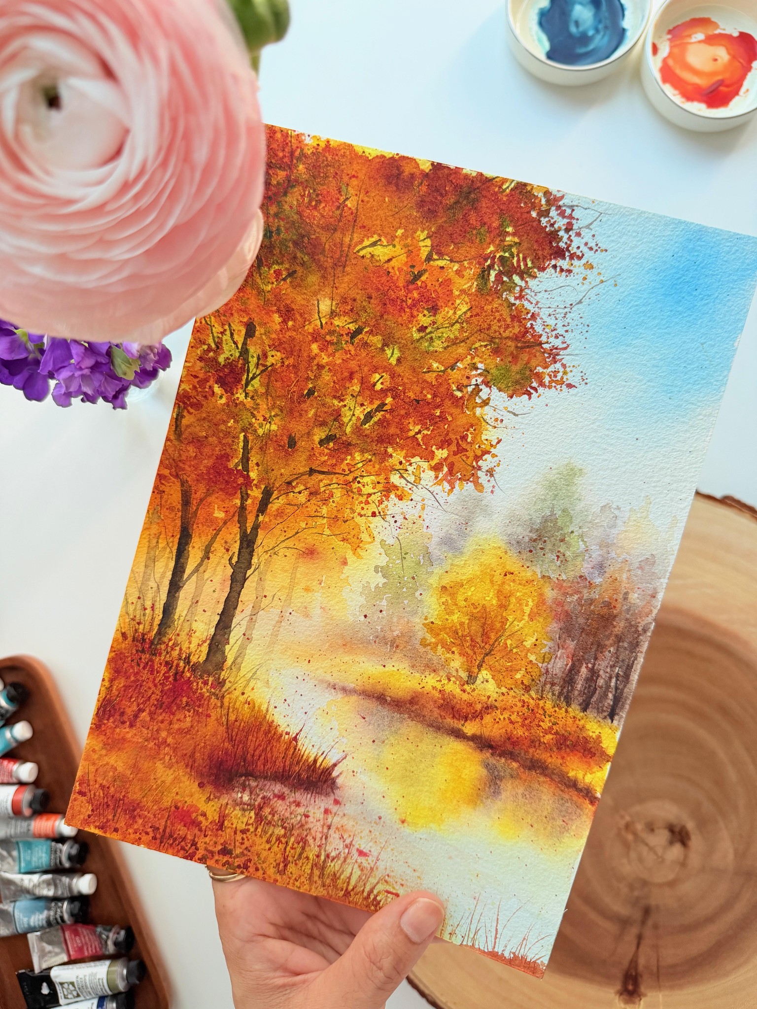Watercolor Landscapes - image 2 - student project