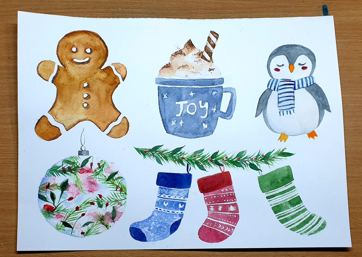 Some more Christmas-y doodles - image 1 - student project