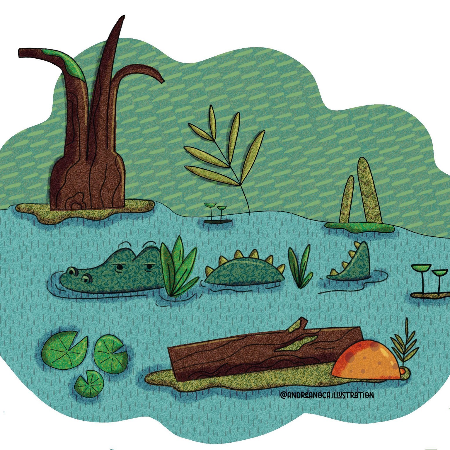 Pattern brushes, and final work - image 1 - student project