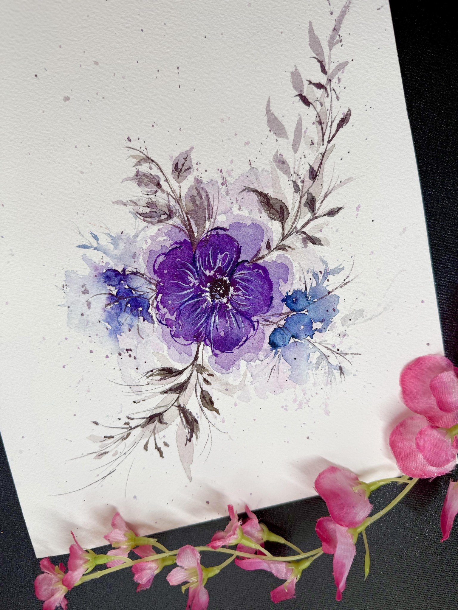 Purple Flowers - image 2 - student project