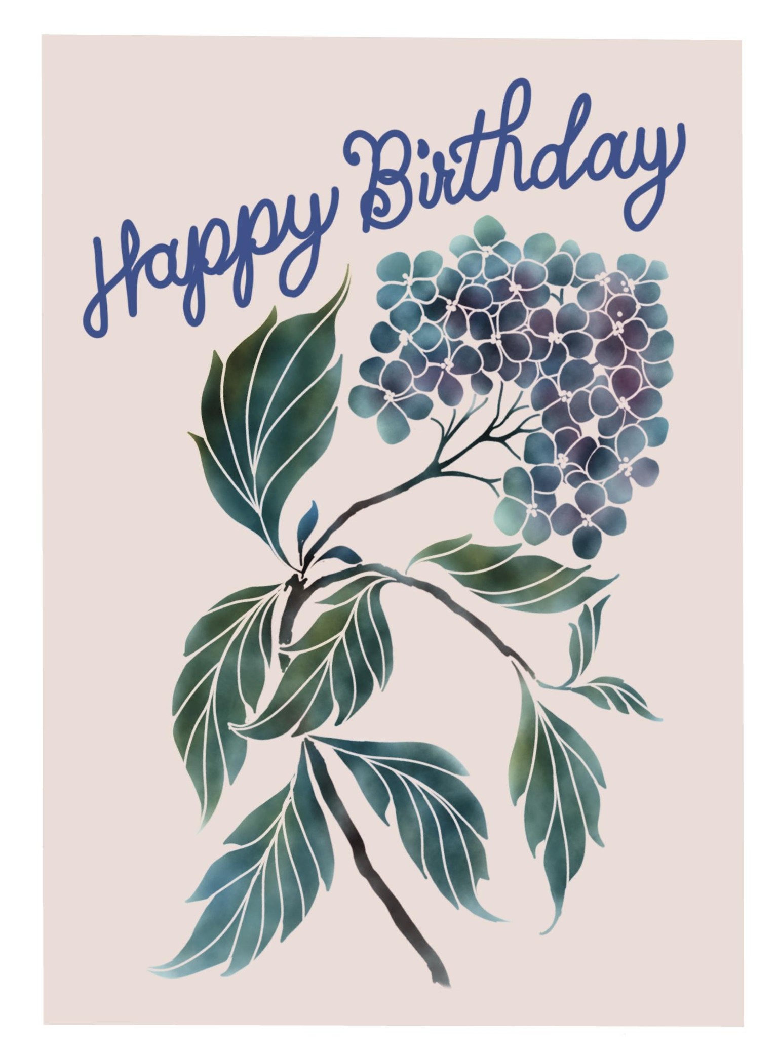 Birthday Hydrangeas - image 1 - student project