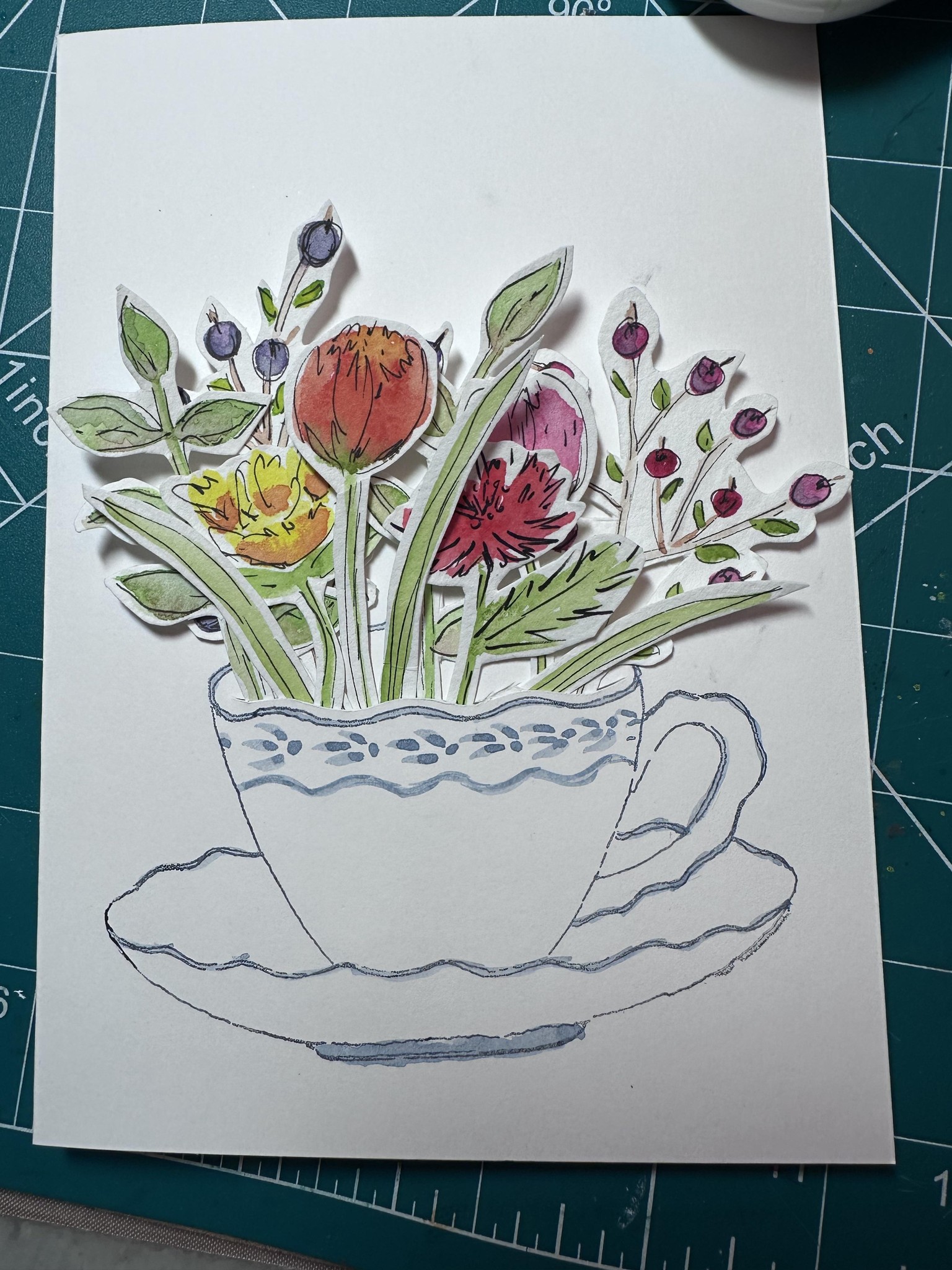 Cup of Flowers - image 1 - student project