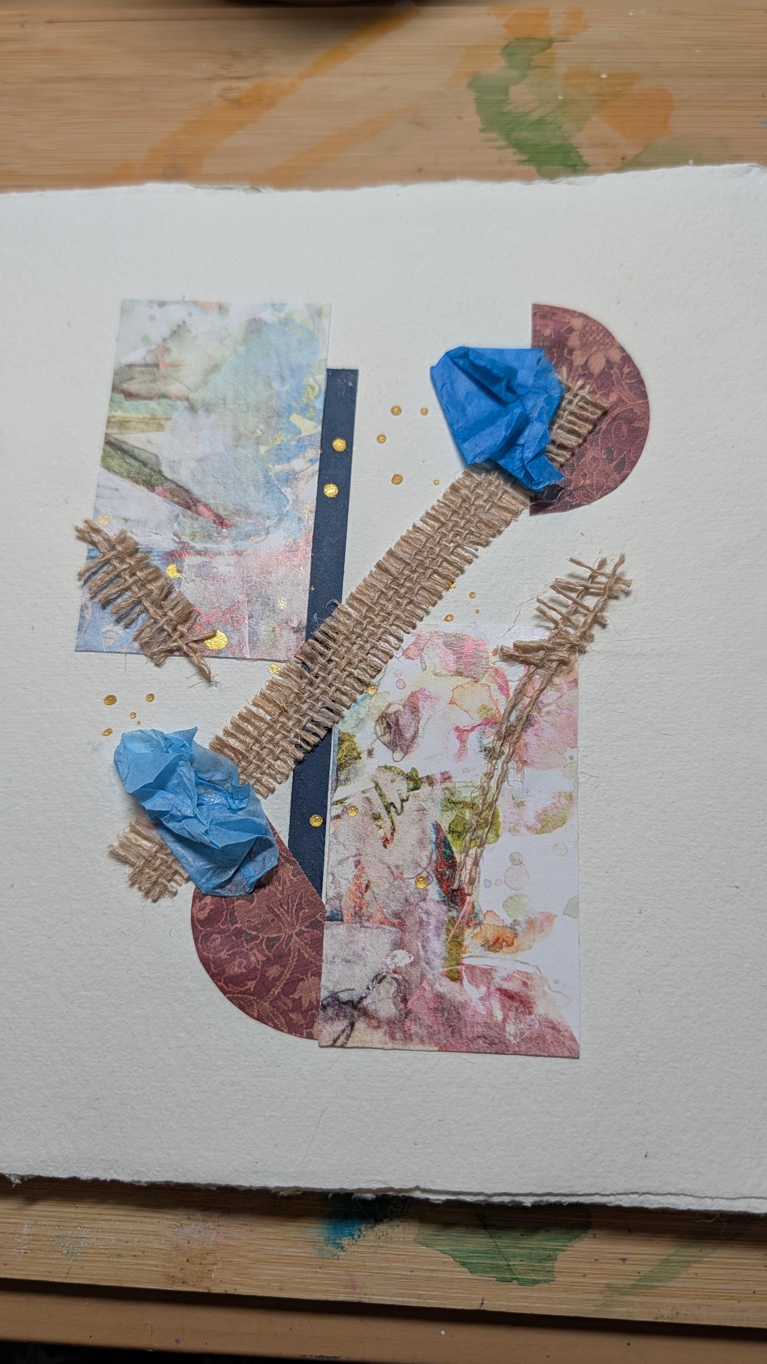 Creative Collage using Bits, Scraps and Leftover Art - image 3 - student project