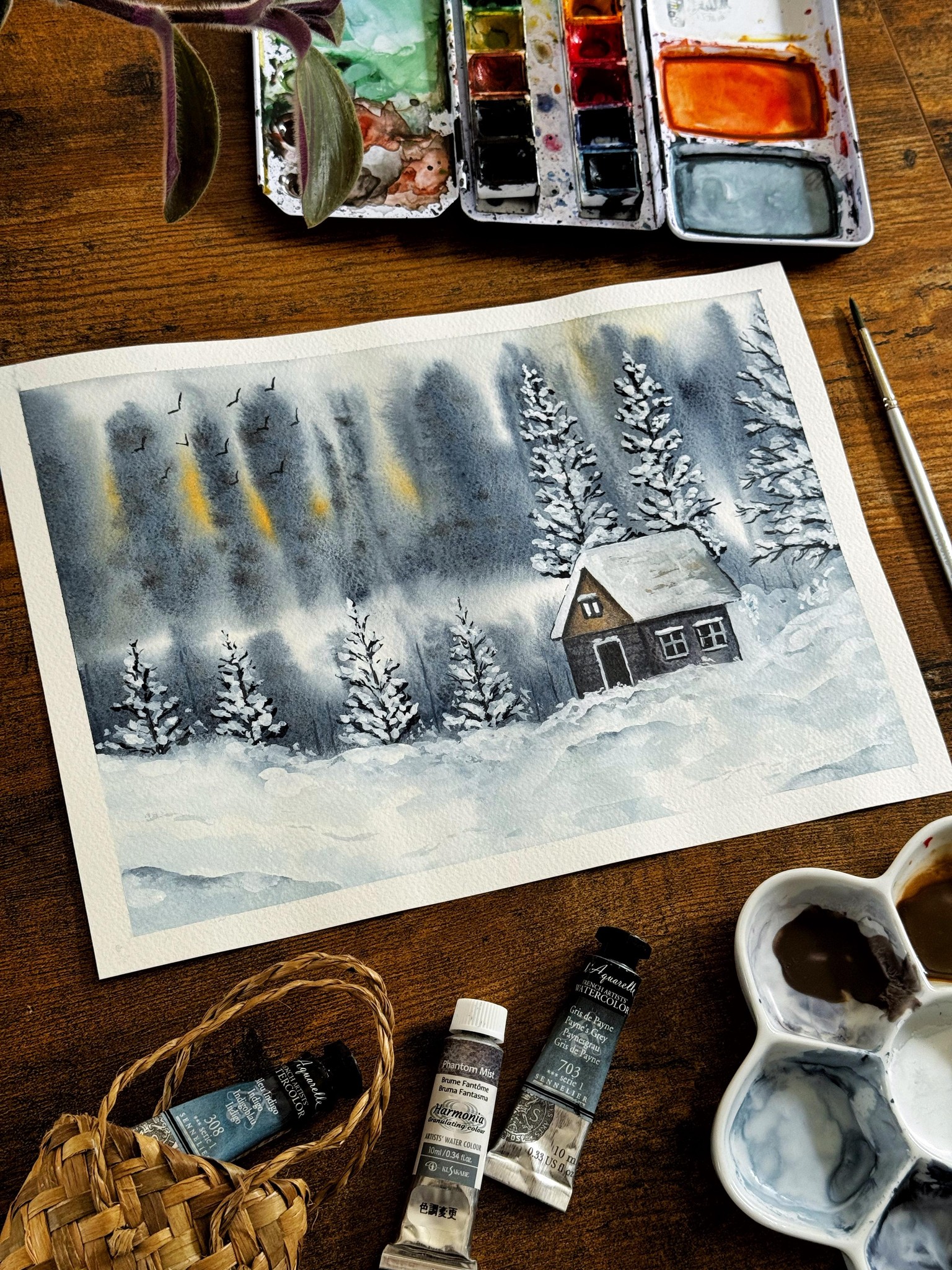 Cozy Winter Landscape - image 2 - student project