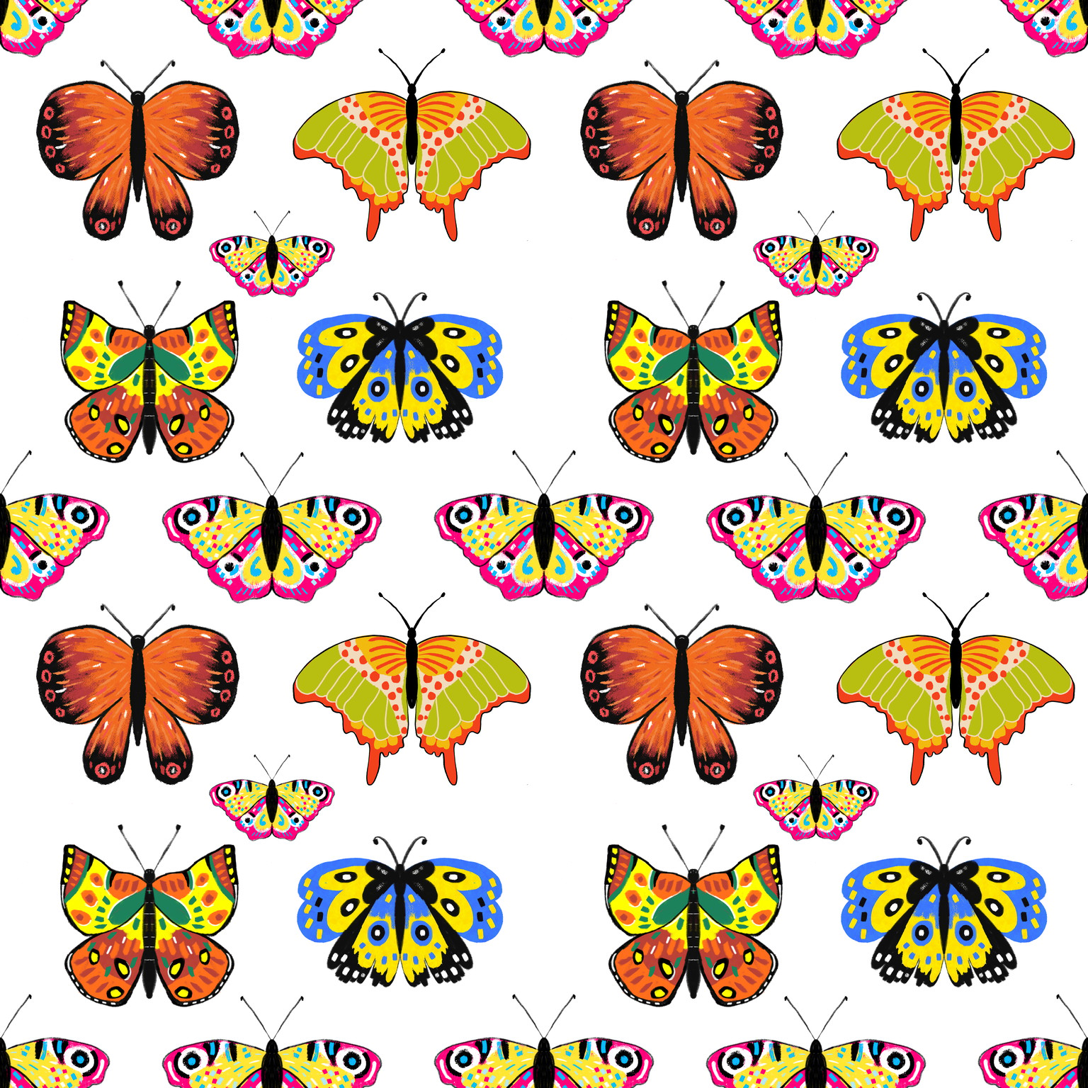 Butterflies from this class - image 6 - student project