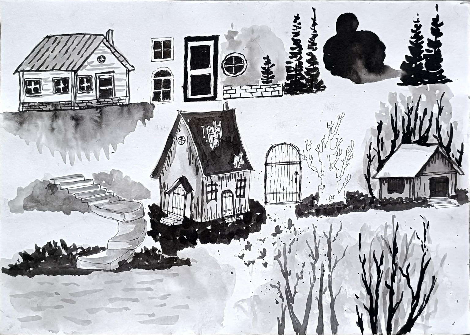 Haunted houses - image 5 - student project