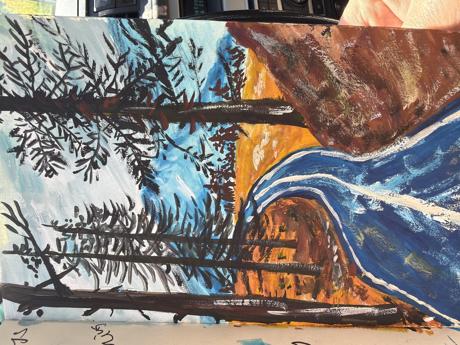 Bright road in the forest - image 1 - student project