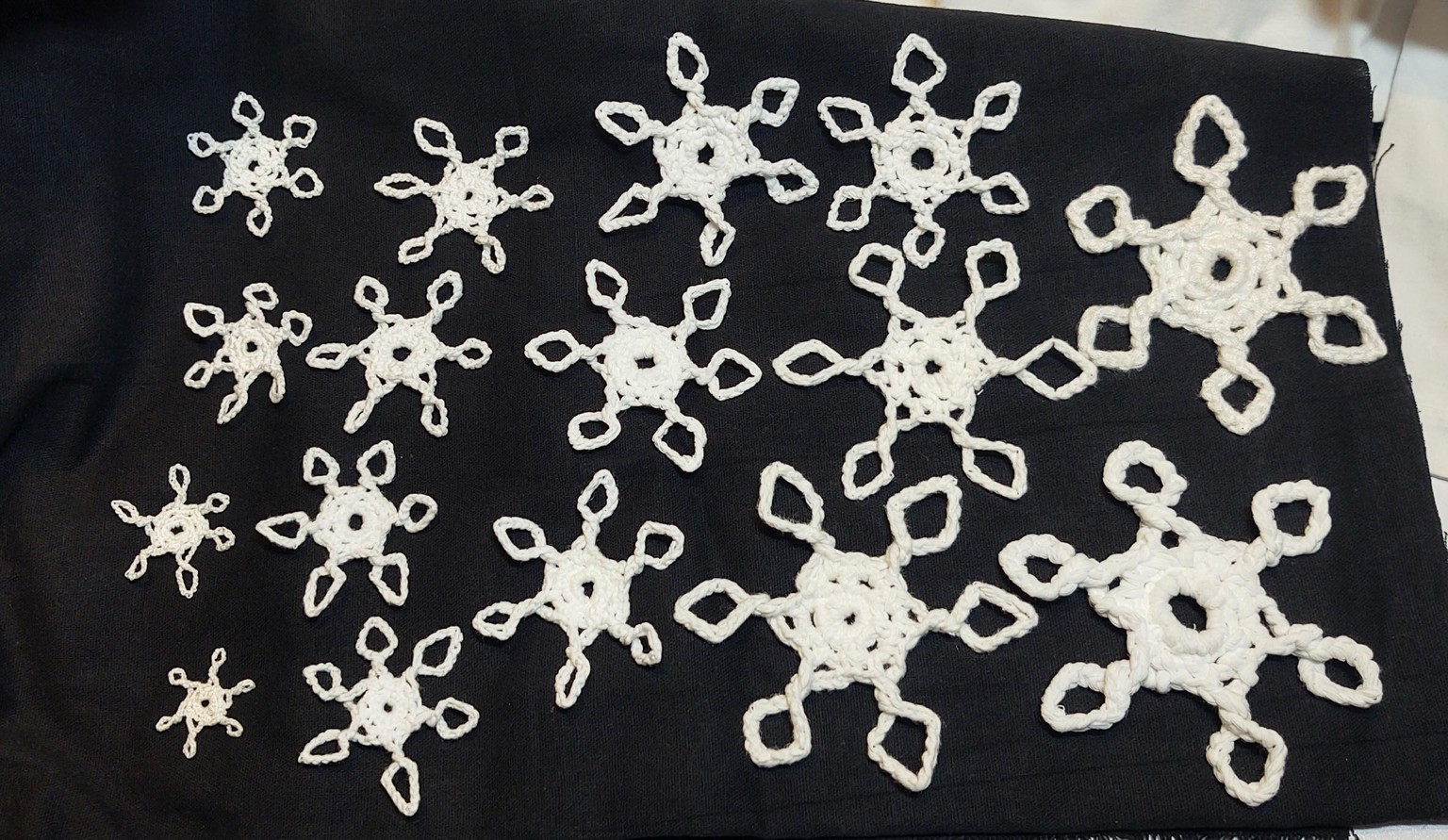 Crochet Snowflakes - image 1 - student project