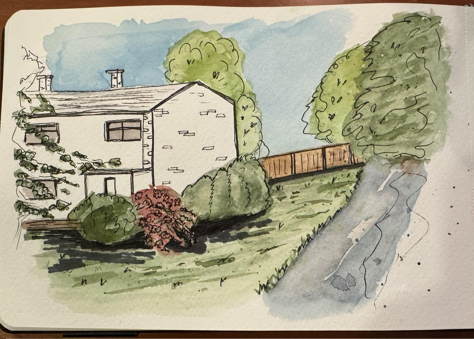 Urban Sketching Greenery - image 1 - student project