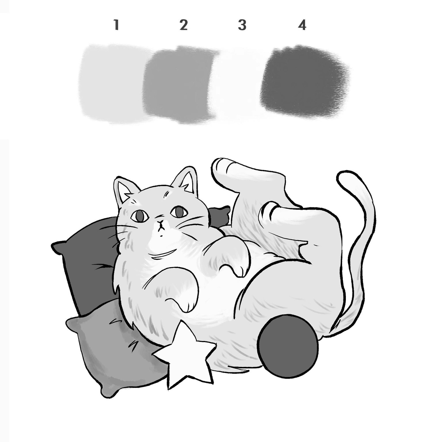 Color Values on a Cat. - image 1 - student project