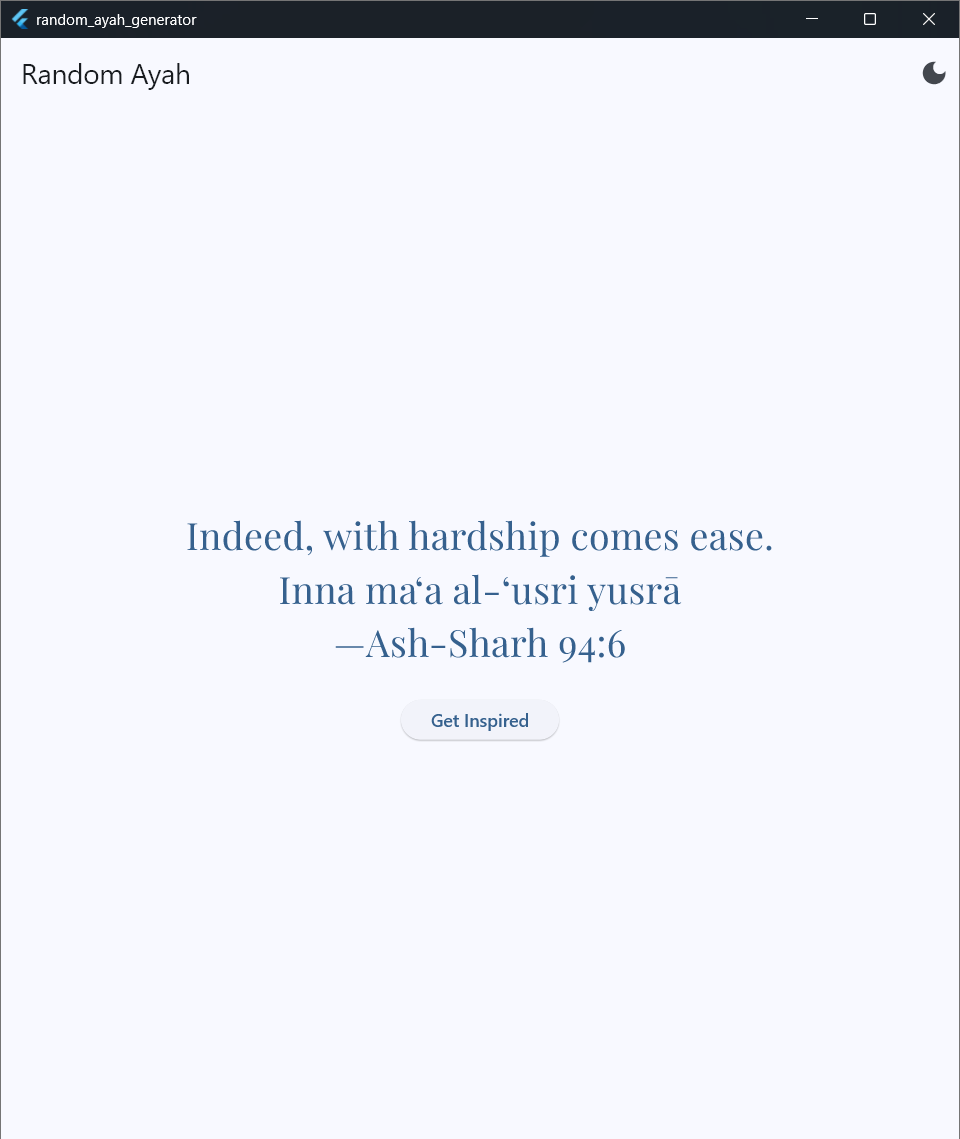 Random Ayah Generator - image 1 - student project